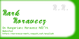 mark moravecz business card